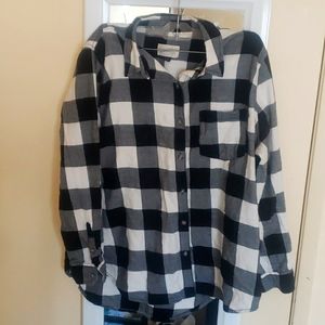 Universal Thread black/white flannel Size Small
